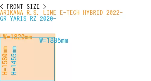 #ARIKANA R.S. LINE E-TECH HYBRID 2022- + GR YARIS RZ 2020-